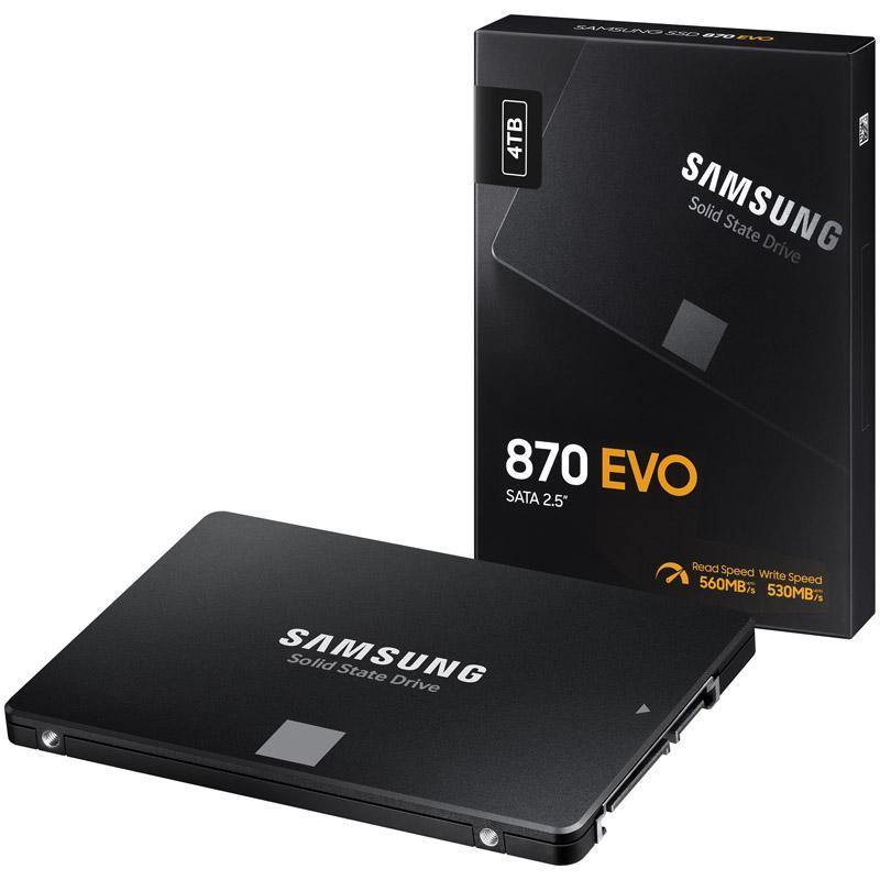 SAMSUNG 870 EVO 4TB SSD kaina nuo 567.82 € | Kainos.lt