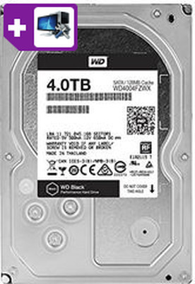 Western Digital WD4004FZWX（3.5 HDD 4TB） Western Digital Purple WD43PURZ 4TB kainos nuo 89.18
