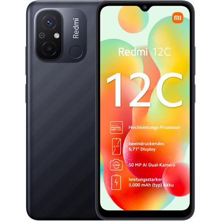 Nuo €] Xiaomi Redmi 12C 3/32GB Graphite Grey (Pilkas