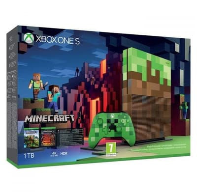Xbox One S Minecraft 1TB　マイクラモデル Microsoft XBOX ONE S 1TB Minecraft Limited Edition | Kainos.lt