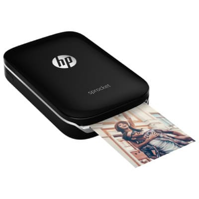 hp sprocket kaina