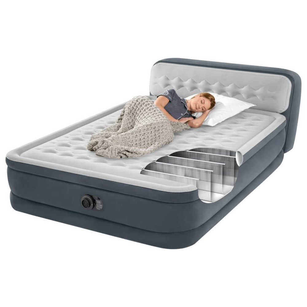 その他 chiii Nuo 97.83 €] Intex Dura-Beam Deluxe Ultra Plush Headboard