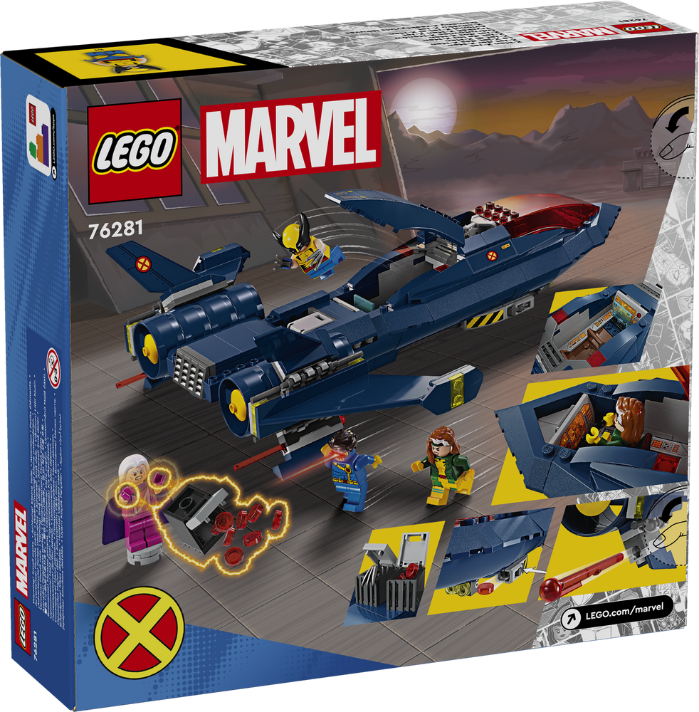 LEGO Marvel X-Men Jet 76281 kaina nuo 61.79 € | Kainos.lt