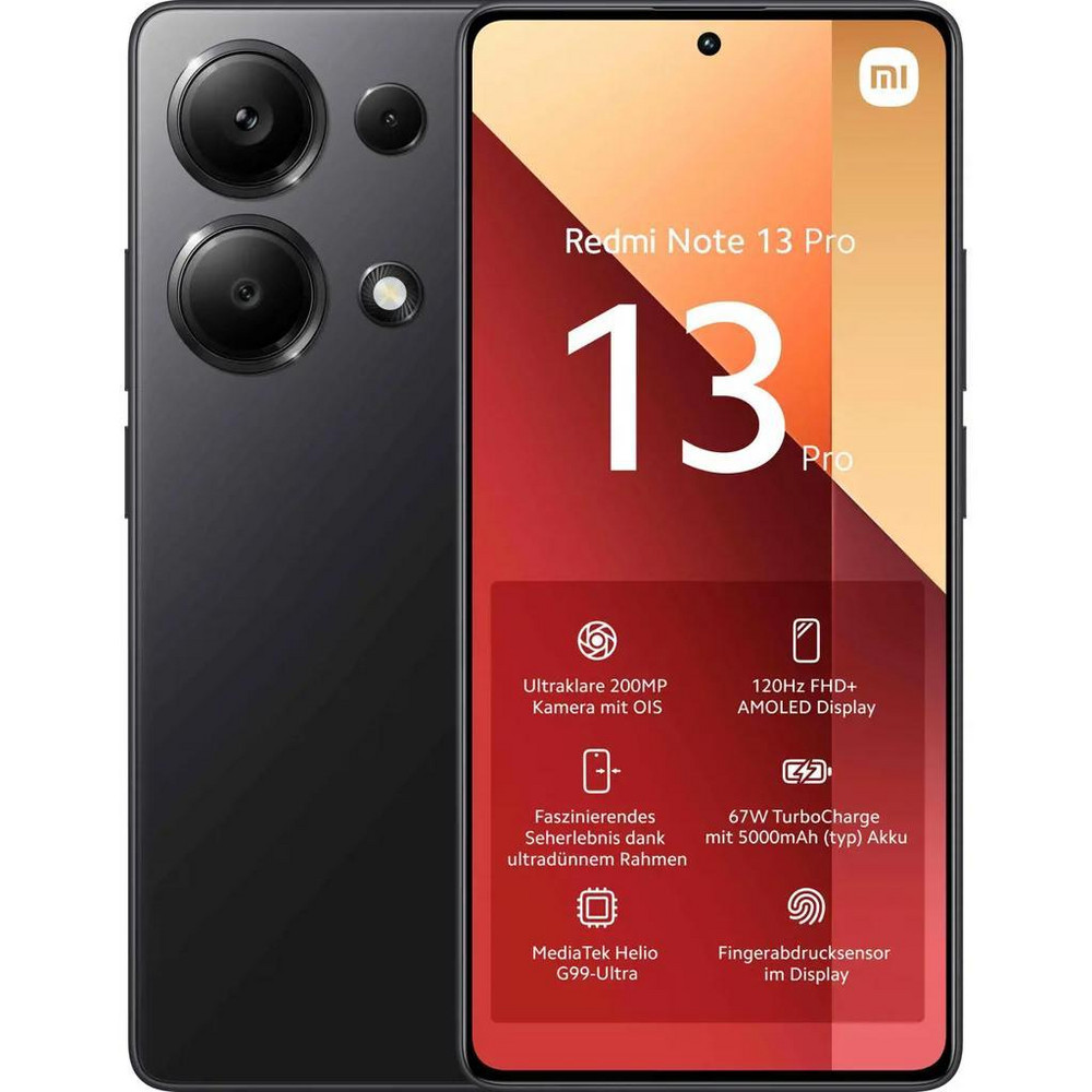 XiaomiRedmiNote13Pro4G8/256GBBlack(Juodas)