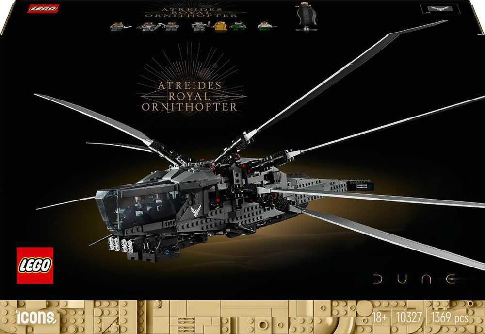 Nuo 124.99 €] LEGO Icons - Dyyni Atreides Royal Ornithopter 10327
