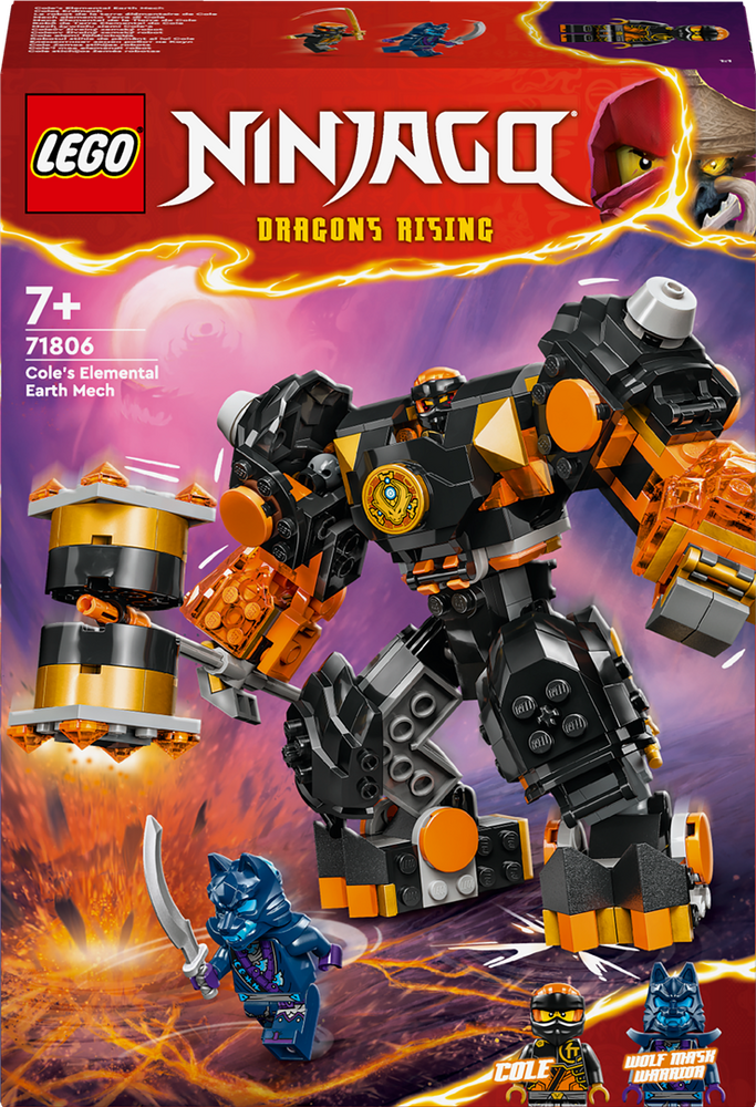 LEGO Ninjago Cole stichijos žemės robotas 71806 | Kainos.lt