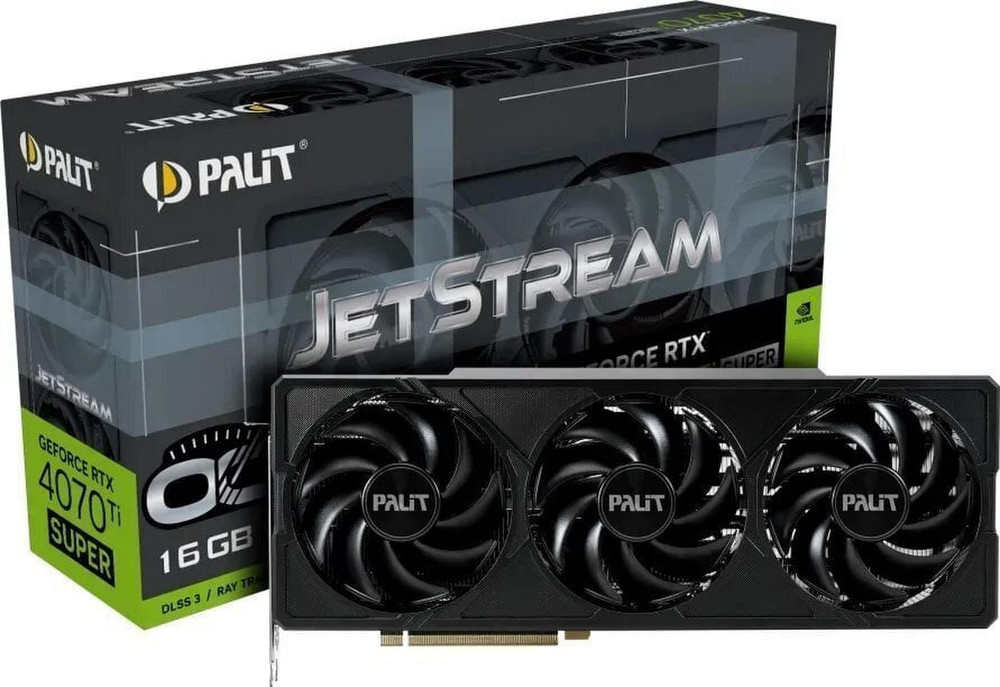 NVIDIA - NVIDIA Palit  RTX™ 4070 Ti JetStream Nuo €] Palit RTX 4070 Ti SUPER JETSTREAM OC 16GB GDDR6X