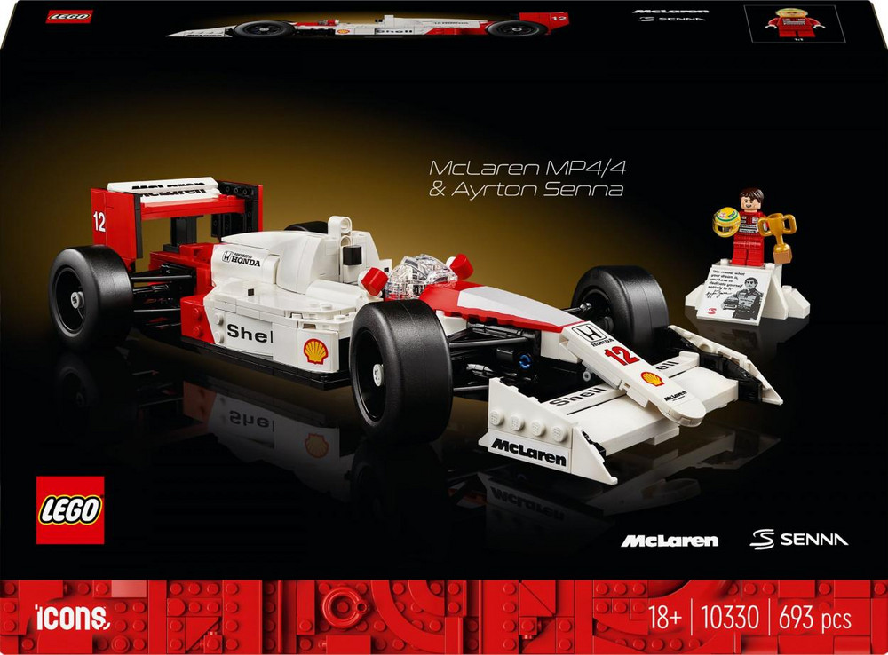 LEGOIconsMcLarenMP4/4irAyrtonSenna10330