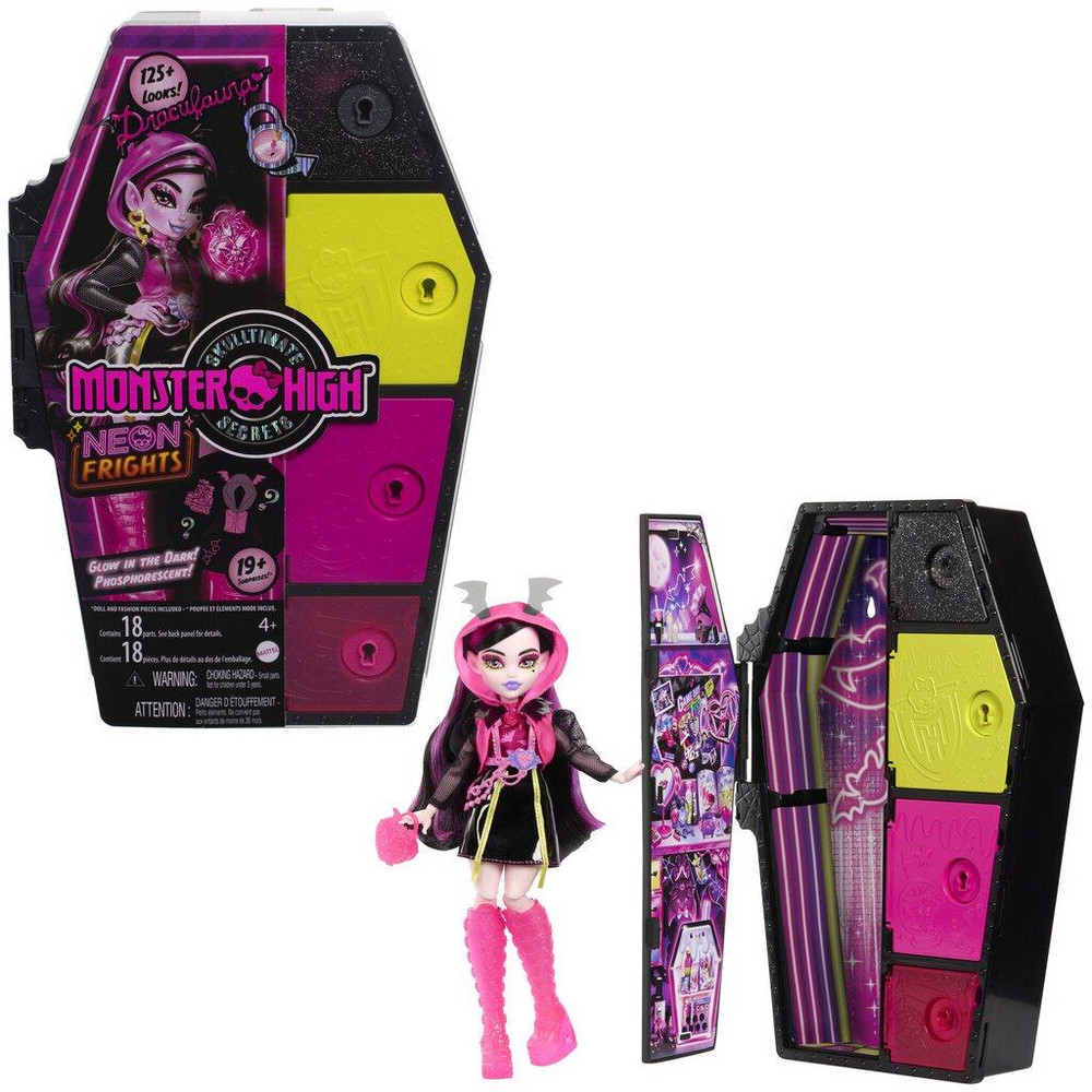 Monster High Draculaura Draculocker 10.5 in Doll store HTF