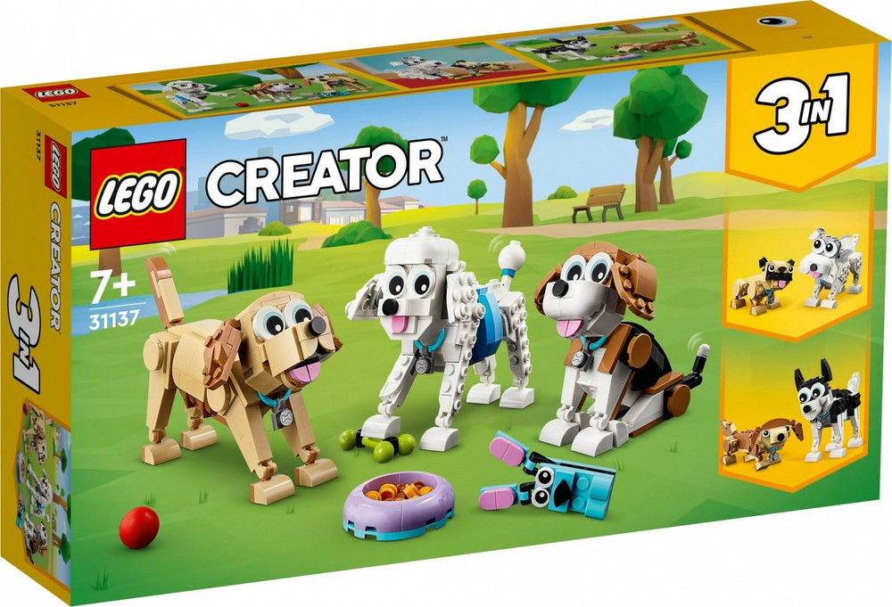 LEGO Creator 3in1 Žavūs šunys 31137 | Kainos.lt