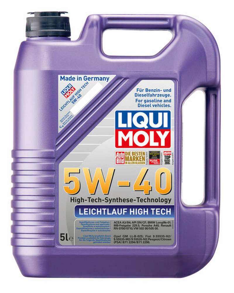 メンテナンス LIQUI MOLY 5W-40 5L liqui-moly-leichtlauf-high-