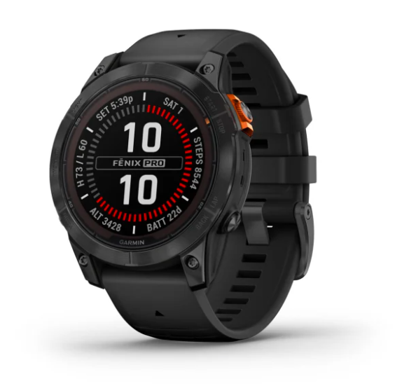 GarminFenix7ProSolar,juodas