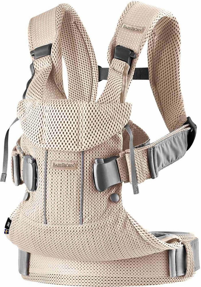 Nuo €] BABYBJORN nešioklė One Air Pearly Rožinė, 3D Mesh