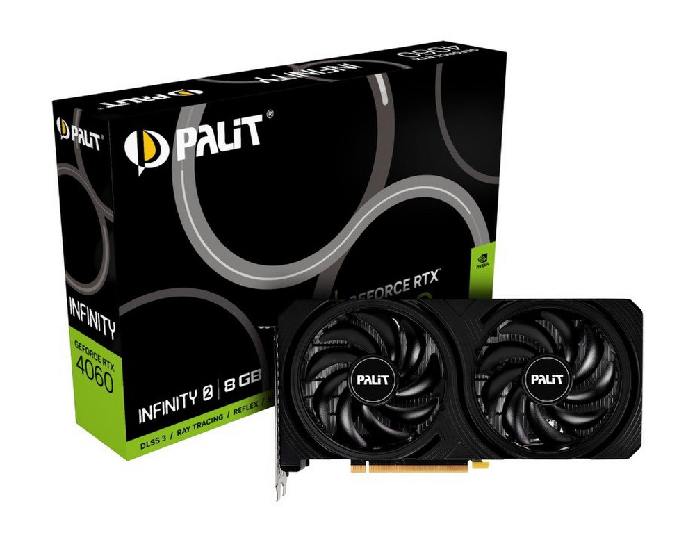 Nuo 269.77 €] GeForce RTX 4060 INFINITY 2 8GB GDDR6 128bit | Kainos.lt