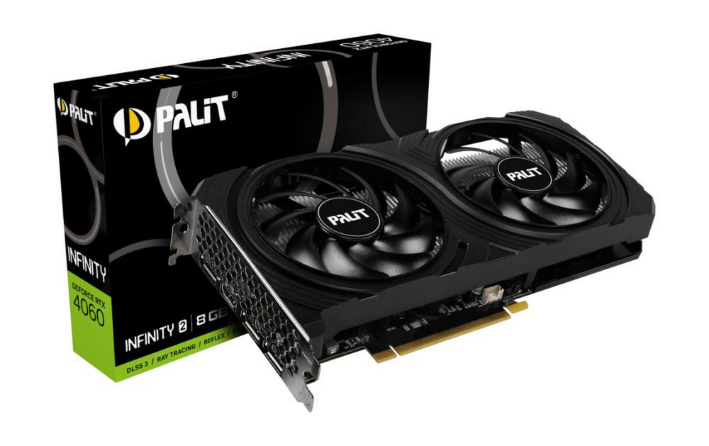 Nuo 450 €] GeForce RTX 4060 INFINITY 2 8GB GDDR6 128bit