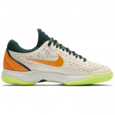 Nuo 0.00 €] Nike Air Zoom Cage 3 Clay (balta/tamsiai  mėlyna/oranžinė/ryškiai žalia) | Kainos.lt