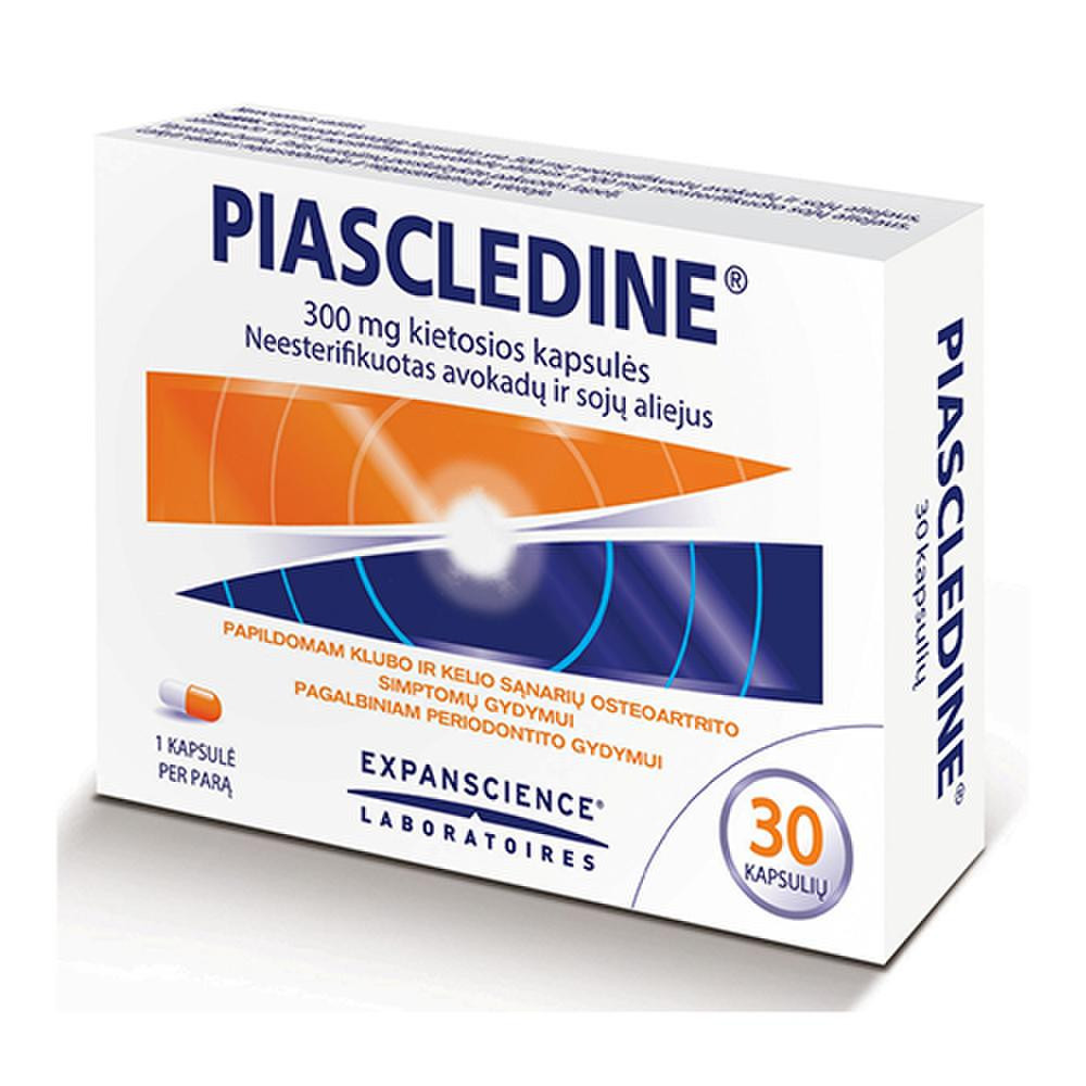 PIASCLEDINE,300mg,kietosioskapsulės,kietosioskapsulės,N30