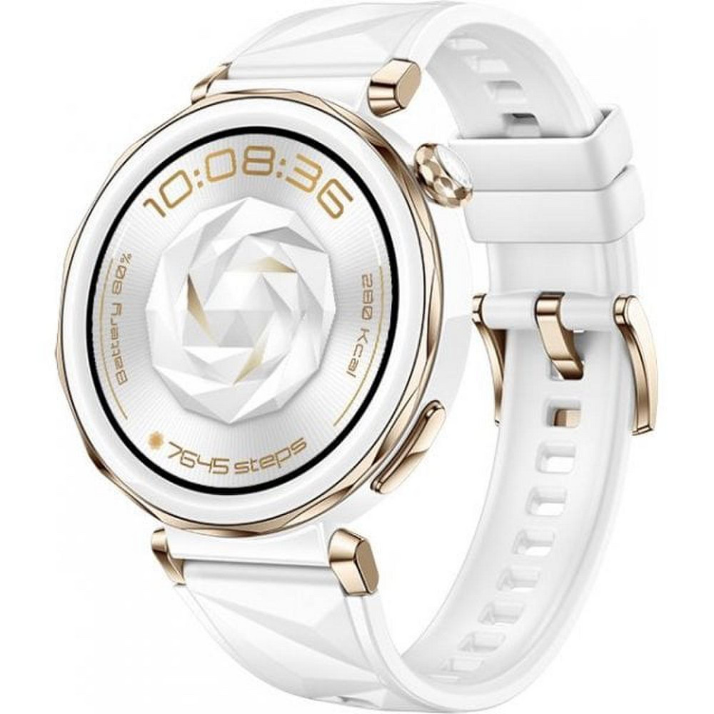 Nuo 387.54 €] Huawei Watch GT 5 Pro 42mm White (Baltas