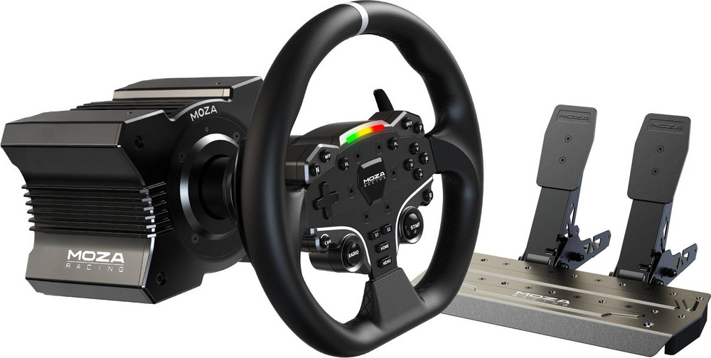 Nuo 362.55 €] Moza Racing R5 Bundle Steering Wheel, PC | Kainos.lt