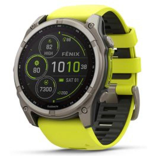 GarminFenix8SapphireSolar51mmYellow(Geltonas)