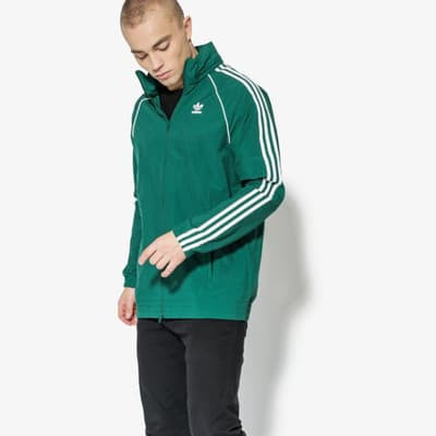 adidas sst windbreaker green