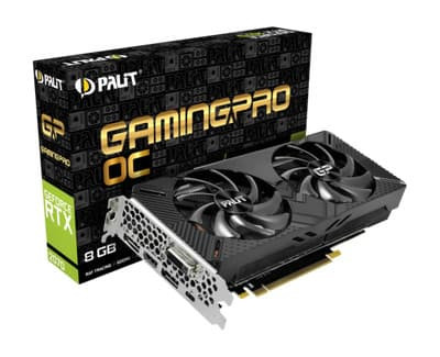 Nuo €] PALIT GeForce RTX 2070 GamingPro OC V1, 8GB GDDR6, HDMI/DP/USB-C |  Kainos.lt