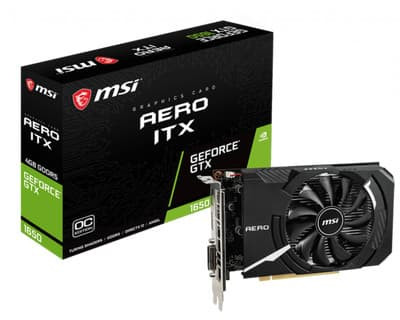 MSI GeForce GTX 1650 AERO ITX 4G OC kaina nuo € | Kainos.lt
