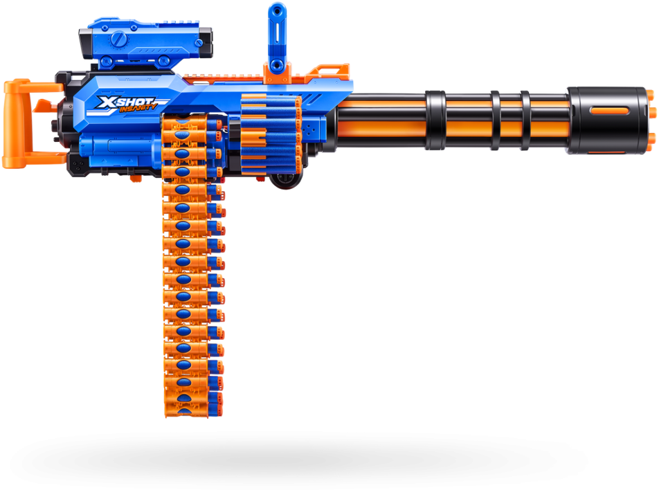 Nuo 92.54 €] X-SHOT žaislinis šautuvas Motorized Rage Fire