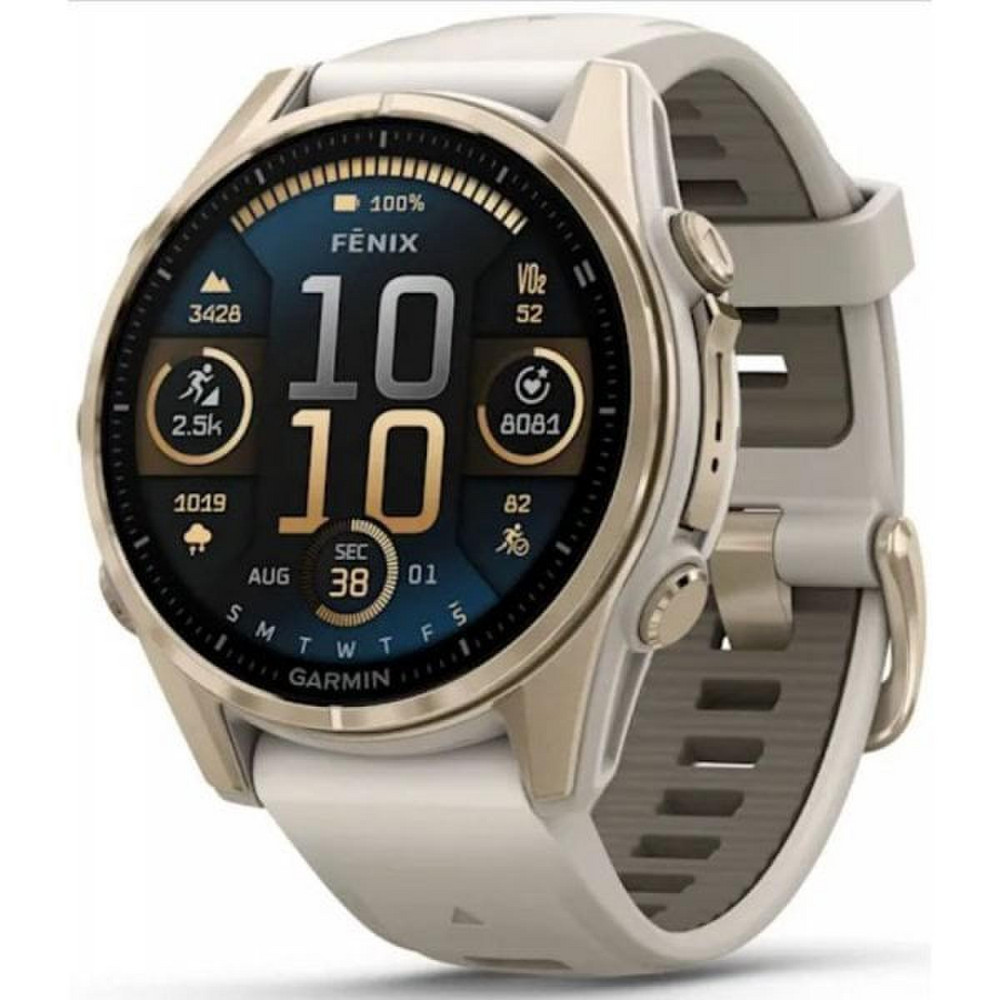 銀？銅？金？塊　約125g Nuo 749 €] Garmin Fenix 8 Sapphire 43mm Soft Gold Gray | Kainos.lt