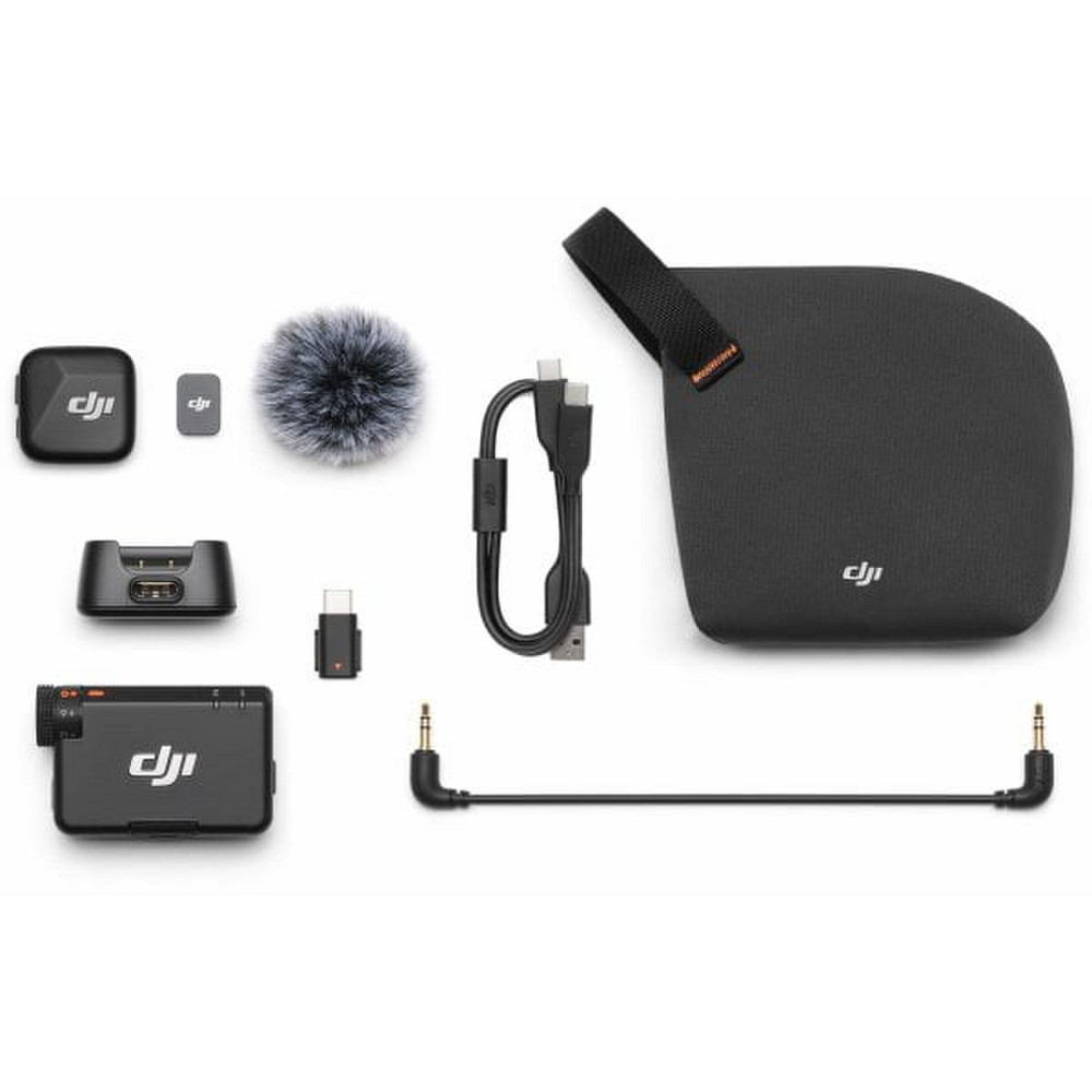 DJI Mic セット DJI Mic belaidžių mikrofonų sistema v1.0 / 2TX + 1RX + Charging