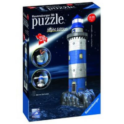 3D Puzzle Light House. Night Edition 