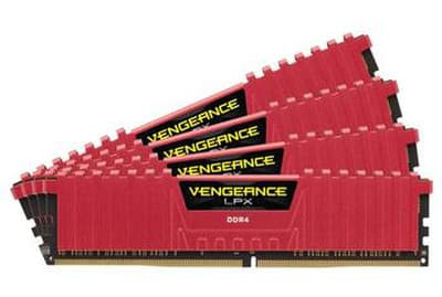 DDR4 Corsair Vengeance LPX Red 16GB (4x4GB) 2666MHz CL16 1.2V