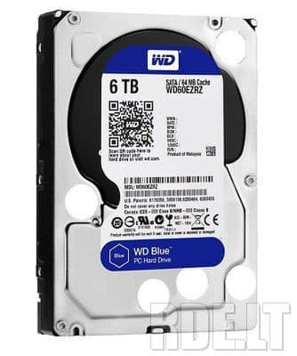 WD60EZRZ　6TB HDD Nuo €] Western Digital Blue HDD 6TB 5400RPM SATA3 64MB