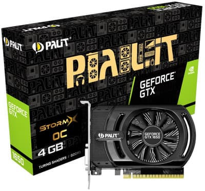 Nuo 296.96 €] Palit GeForce GTX 1650 StormX OC, 4GB GDDR5, DVI-D 