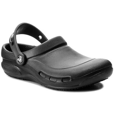 bistro crocs black