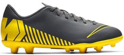 Nike Mercurial Vapor 12 Club MG JR AH7350 070 Gray/Yellow 34