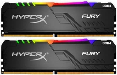 Kingston HyperX Fury RGB 16GB 3466MHz CL16 DDR4 KIT OF 2
