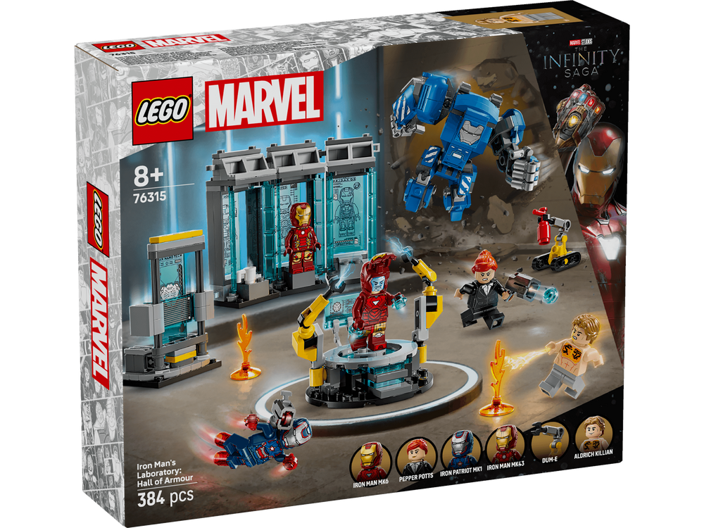 LEGO Iron Man's Laboratory 76315 kaina nuo 41.85 € | Kainos.lt