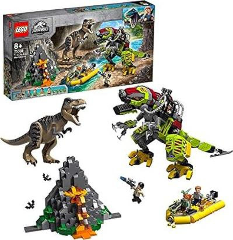[Nuo 401.45 €] LEGO Jurassic World T. Rex vs. Dino-Mech 75938 | Kainos.lt