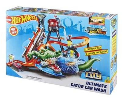 hot wheels city ultimate gator car wash