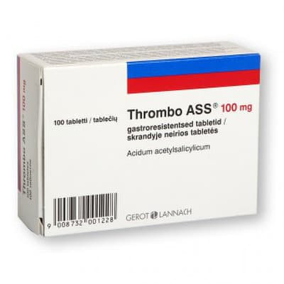 THROMBOASS,100mg,skrandyjeneiriostabletės,N100