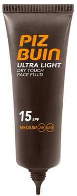 piz buin ultra light dry touch face fluid