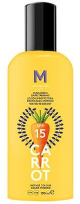 carrot sunscreen lotion