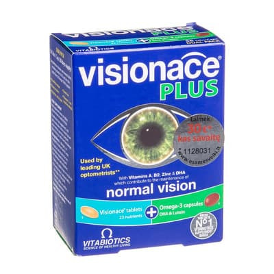 Nuo 0 00 Visionace Plus 28 Tabletės 28 Kapsulės Kainos Lt