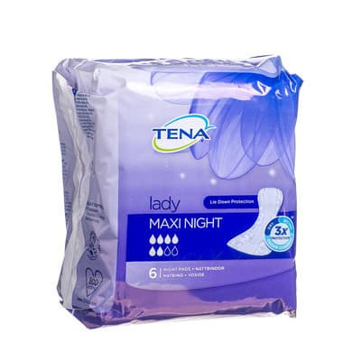 tena maxi night kaina nuo 1.67 € (6 pard.)