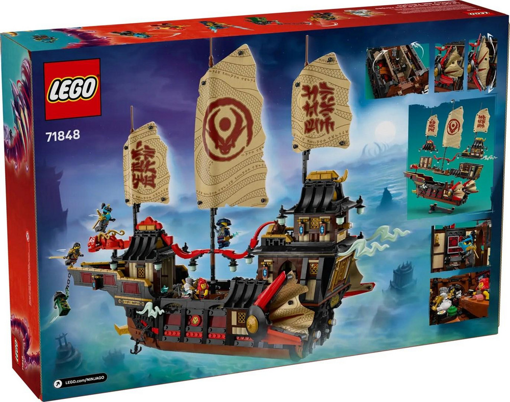Nuo 148.42 €] LEGO NINJAGO laivas šventykla 71848 | Kainos.lt