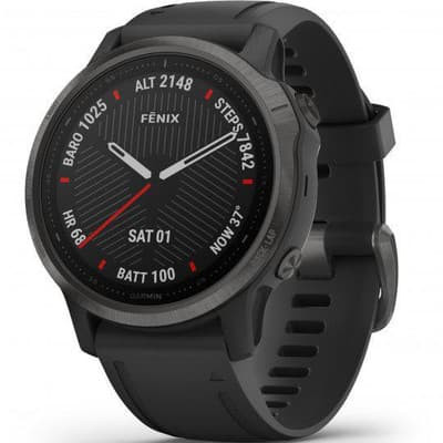 Nuo 619 €] Garmin fenix 6s Sapphire Carbon Grey/Black (Pilkas/Juodas) |  Kainos.lt