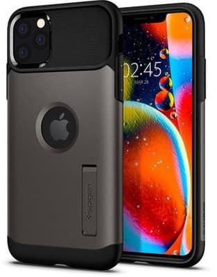 Nuo 0.00 €] Spigen Slim Armor Back Case For Apple iPhone 11 Pro Gunmetal |  Kainos.lt