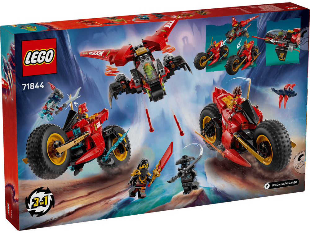Nuo 64.34 €] LEGO NINJAGO Ninja kovinė transporto priemonė 71844