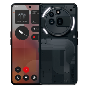 Nuo 296.05 €] Nothing Phone (3a) 12/256GB Black (Juodas) | Kainos.lt